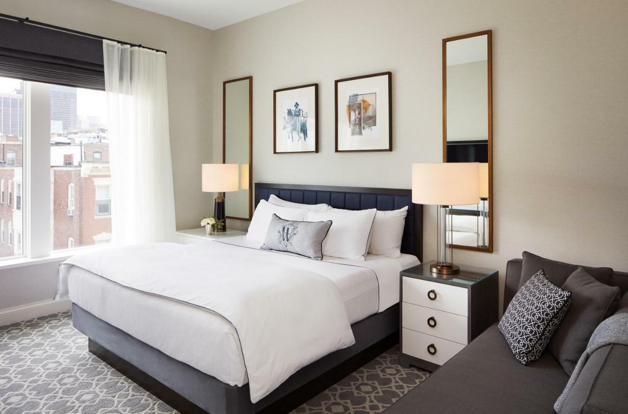ザ ホイットニー ホテル ボストン エクステリア 写真 A bedroom at the Hotel Commonwealth